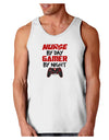 Nurse By Day Gamer By Night Loose Tank Top-Loose Tank Top-TooLoud-White-Small-Davson Sales