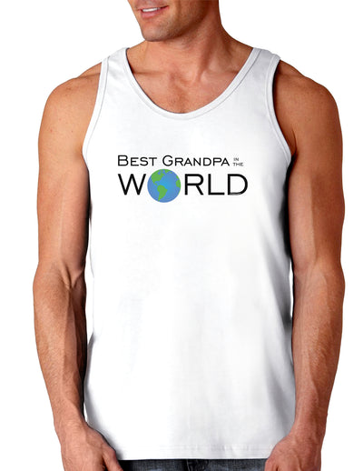 Best Grandpa in the World Loose Tank Top-Loose Tank Top-TooLoud-White-Small-Davson Sales