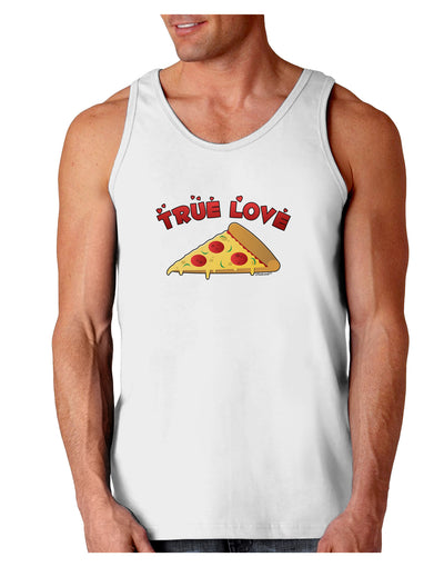 TooLoud True Love - Pizza Loose Tank Top-Loose Tank Top-TooLoud-White-Small-Davson Sales