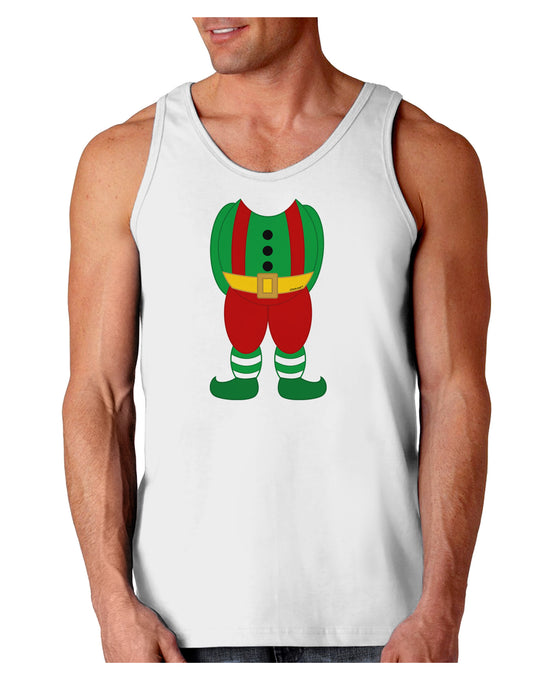Christmas Elf Boy Character Body Loose Tank Top-Loose Tank Top-TooLoud-White-Small-Davson Sales