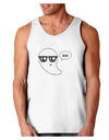 Cute Nerd Ghost Boo Halloween Loose Tank Top-Loose Tank Top-TooLoud-White-Small-Davson Sales