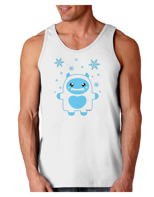 Cute Abominable Snowman Boy Yeti - Christmas Loose Tank Top-Loose Tank Top-TooLoud-White-Small-Davson Sales