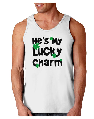 He's My Lucky Charm - Matching Couples Design Loose Tank Top by TooLoud-Loose Tank Top-TooLoud-White-Small-Davson Sales