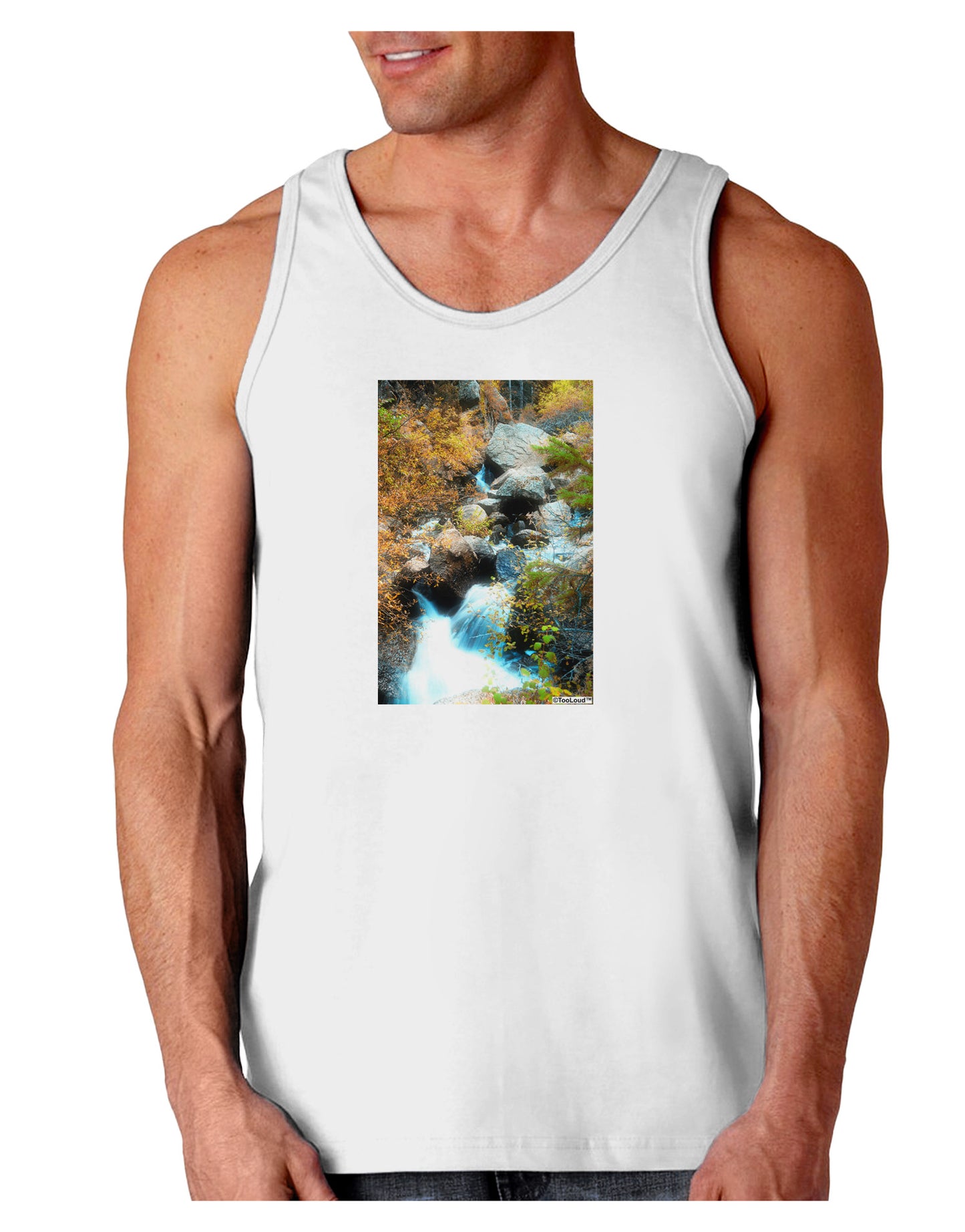 Rockies Waterfall Loose Tank Top-Loose Tank Top-TooLoud-White-Small-Davson Sales