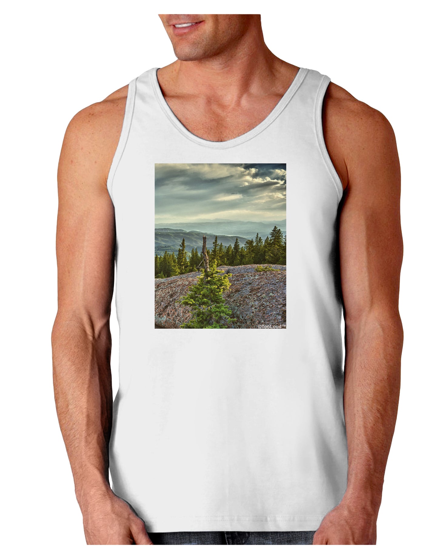 Nature Photography - Pine Kingdom Loose Tank Top by-Loose Tank Top-TooLoud-White-Small-Davson Sales