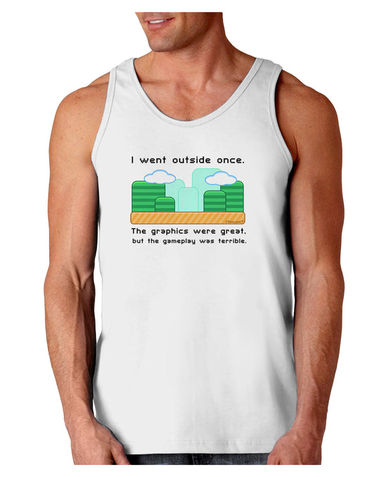 The Gameplay Was Terrible Loose Tank Top-Loose Tank Top-TooLoud-White-Small-Davson Sales