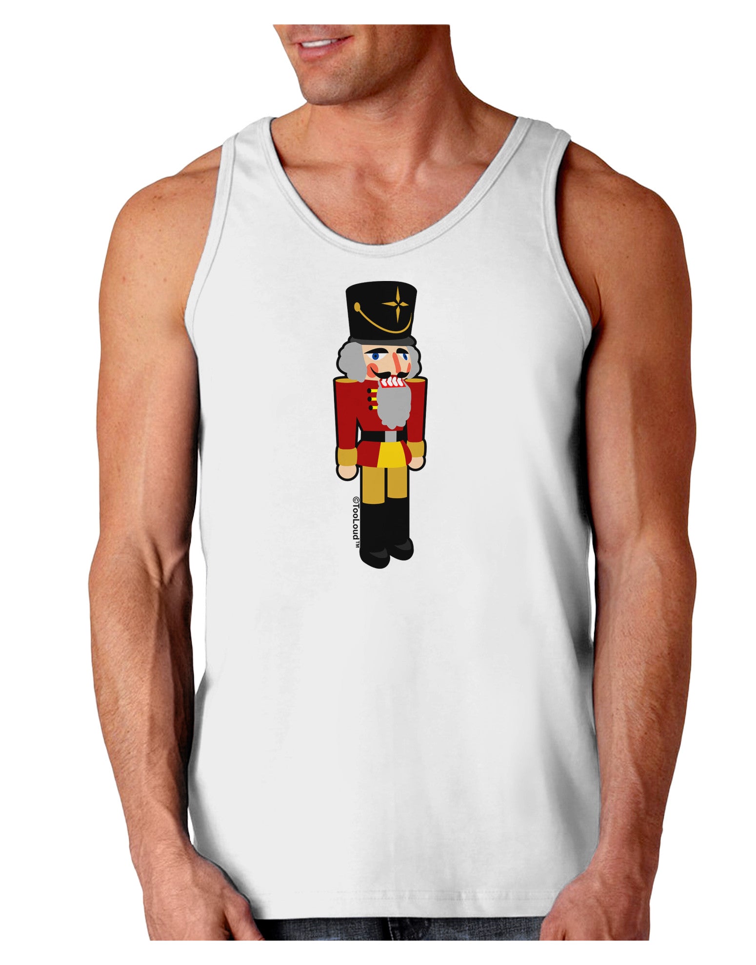 Festive Nutcracker - No Text Loose Tank Top by-Loose Tank Top-TooLoud-White-Small-Davson Sales