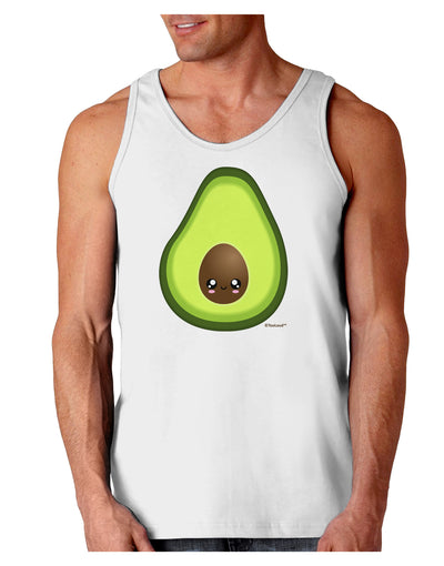 Cute Avocado Design Loose Tank Top-Loose Tank Top-TooLoud-White-Small-Davson Sales