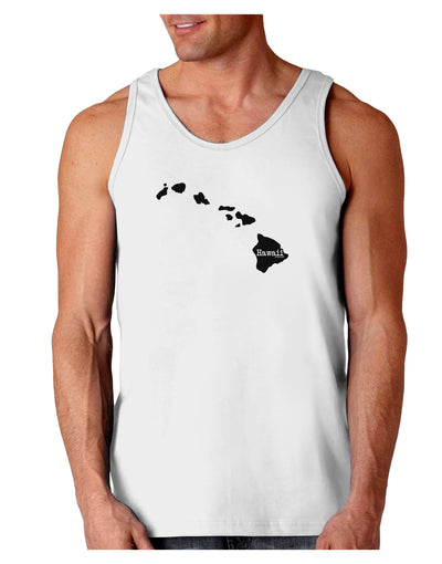 Hawaii - United States Shape Loose Tank Top by TooLoud-Loose Tank Top-TooLoud-White-Small-Davson Sales