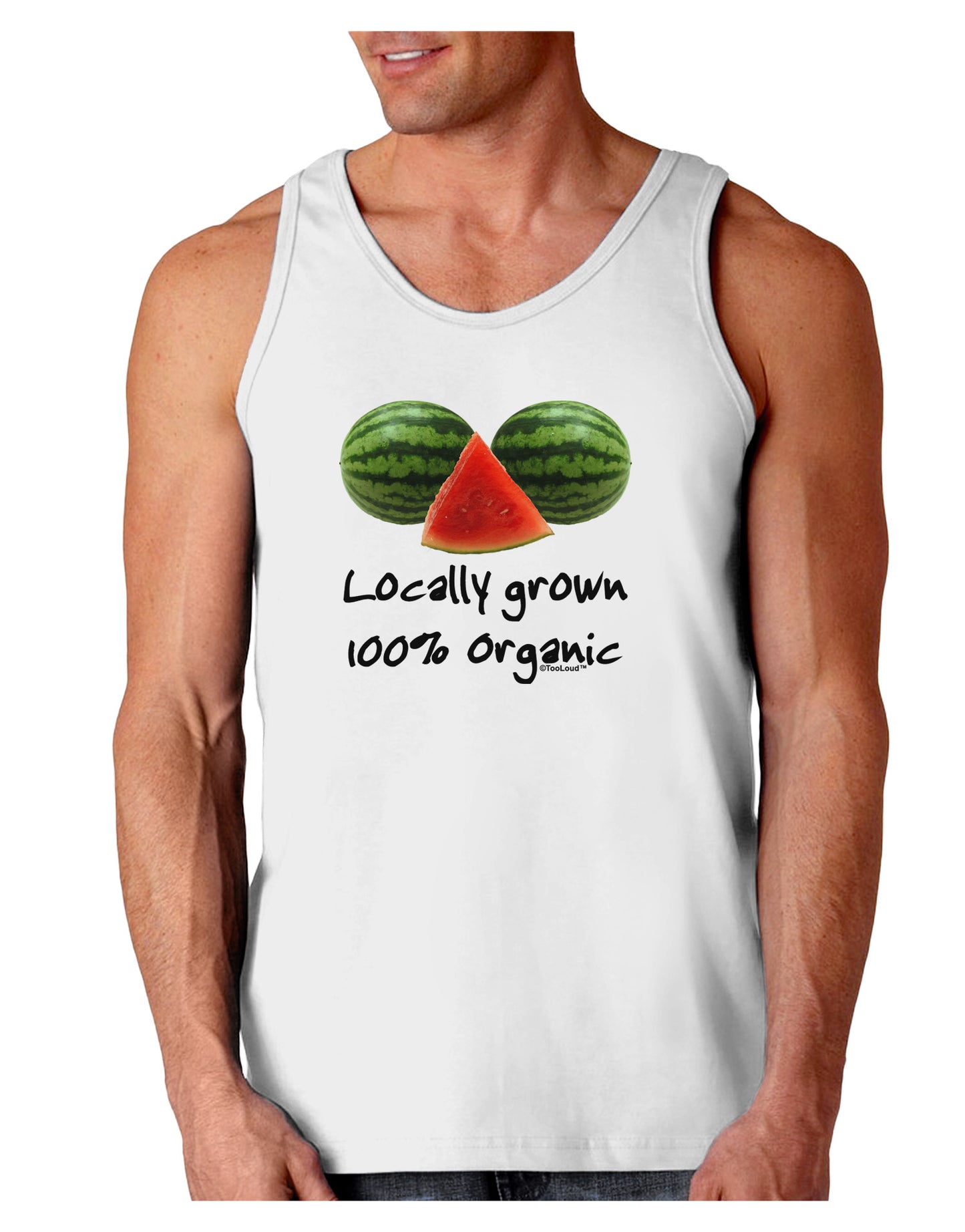 Locally Grown Organic Melons Loose Tank Top-Loose Tank Top-TooLoud-White-Small-Davson Sales