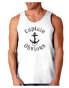 Captain Obvious Funny Loose Tank Top-Loose Tank Top-TooLoud-White-Small-Davson Sales