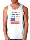 Thank a Veteran Today Loose Tank Top-Loose Tank Top-TooLoud-White-Small-Davson Sales