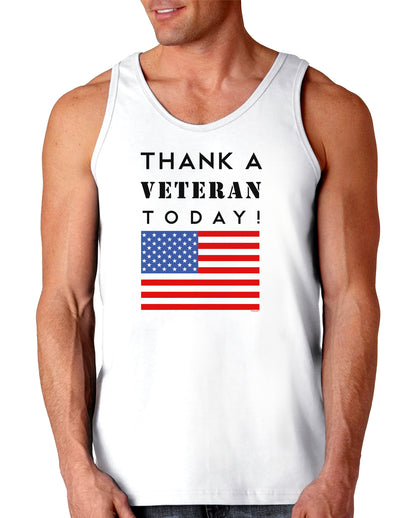 Thank a Veteran Today Loose Tank Top-Loose Tank Top-TooLoud-White-Small-Davson Sales