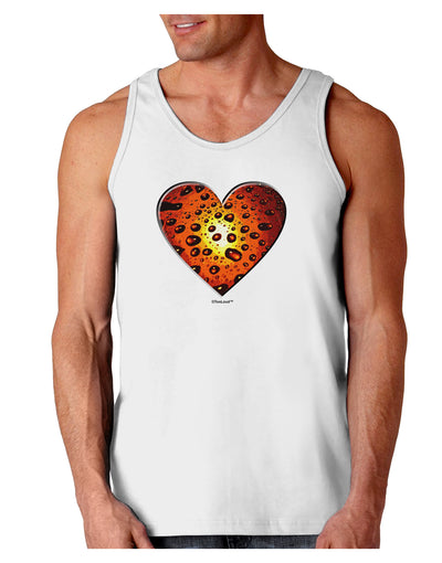 Water Droplet Heart Orange Loose Tank Top by TooLoud-Loose Tank Top-TooLoud-White-Small-Davson Sales