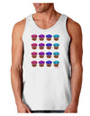 Colorful Cupcake Pattern Loose Tank Top by TooLoud-Loose Tank Top-TooLoud-White-Small-Davson Sales