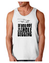 If you are in a hole stop digging Loose Tank Top-Mens-LooseTanktops-TooLoud-White-Small-Davson Sales