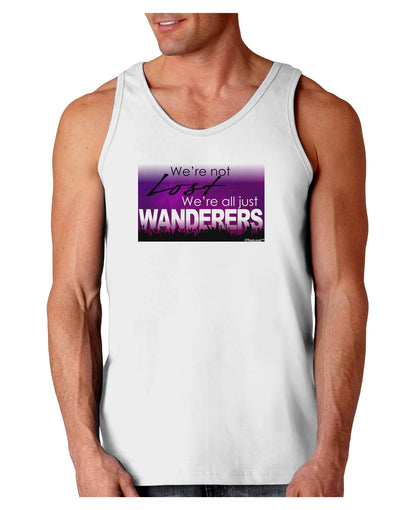 We're All Just Wanderers Loose Tank Top-Loose Tank Top-TooLoud-White-Small-Davson Sales