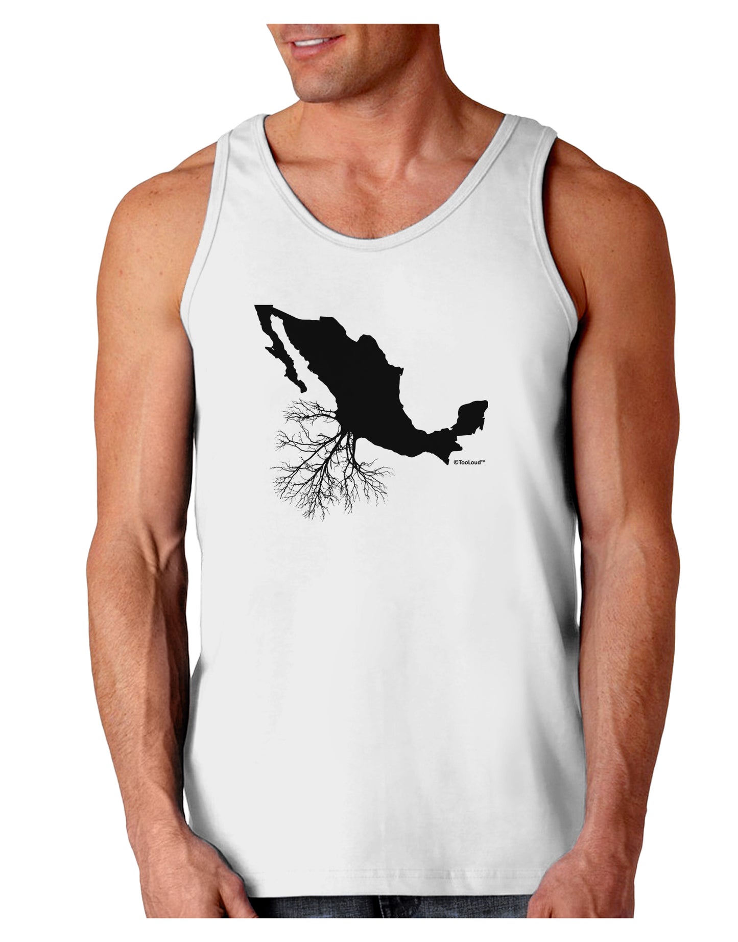 Mexican Roots Design Loose Tank Top by TooLoud-Loose Tank Top-TooLoud-White-Small-Davson Sales