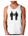 Gay Men Holding Hands Symbol Loose Tank Top-Loose Tank Top-TooLoud-White-Small-Davson Sales