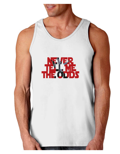 Never Tell Me The Odds Loose Tank Top by TooLoud-TooLoud-White-Small-Davson Sales