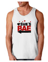 She's BAE - Left Arrow Loose Tank Top-Loose Tank Top-TooLoud-White-Small-Davson Sales