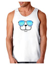 Kyu-T Face - Buckley Cool Sunglasses Loose Tank Top-Loose Tank Top-TooLoud-White-Small-Davson Sales