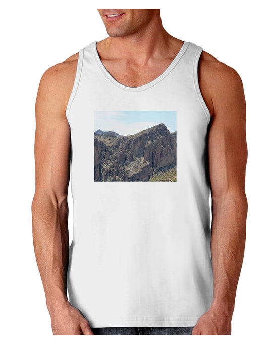 Arizona Saguaro Lake Mountains Loose Tank Top-Loose Tank Top-TooLoud-White-Small-Davson Sales
