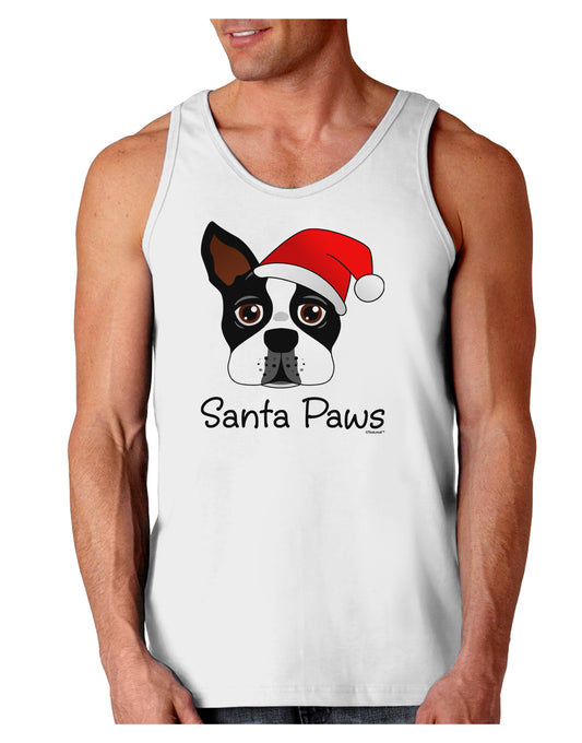 Santa Paws Christmas Dog Loose Tank Top-Loose Tank Top-TooLoud-White-Small-Davson Sales