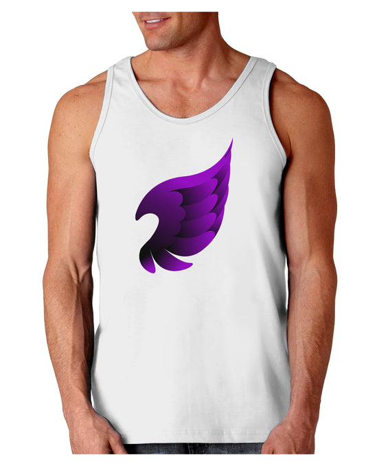 Cute Single Dark Angel Wing Black and Purple Loose Tank Top-Loose Tank Top-TooLoud-White-Small-Davson Sales