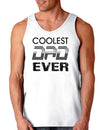 Coolest Dad Ever Loose Tank Top-Loose Tank Top-TooLoud-White-Small-Davson Sales