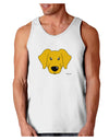 Cute Yellow Labrador Retriever Dog Loose Tank Top by TooLoud-Loose Tank Top-TooLoud-White-Small-Davson Sales