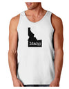 Idaho - United States Shape Loose Tank Top by TooLoud-Loose Tank Top-TooLoud-White-Small-Davson Sales