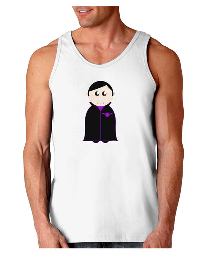 Cute Vampire Boy Halloween Loose Tank Top-Loose Tank Top-TooLoud-White-Small-Davson Sales