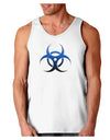 Biohazard Symbol Blue Stone - Apocalypse Loose Tank Top-Loose Tank Top-TooLoud-White-Small-Davson Sales