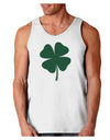 Lucky Four Leaf Clover St Patricks Day Loose Tank Top-Loose Tank Top-TooLoud-White-Small-Davson Sales