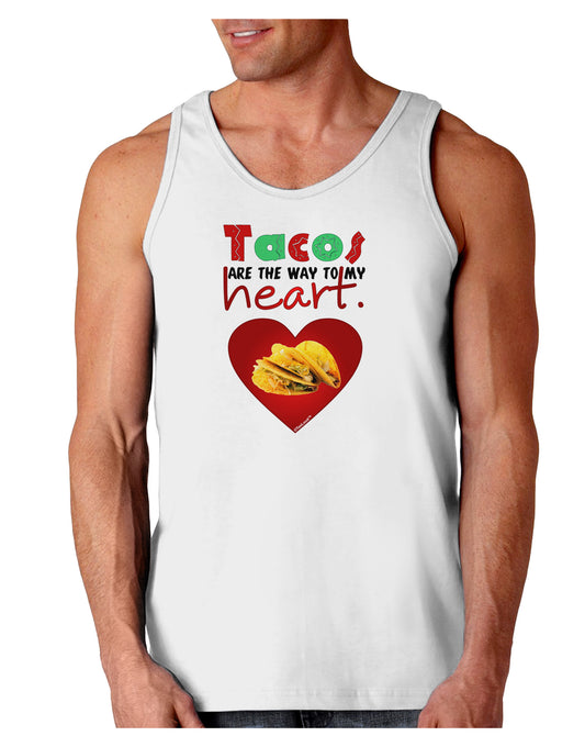 Tacos Are the Way To My Heart Loose Tank Top-Loose Tank Top-TooLoud-White-Small-Davson Sales