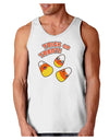 TooLoud Trick or Treat Cute Candy Corn Halloween Loose Tank Top-Loose Tank Top-TooLoud-White-Small-Davson Sales