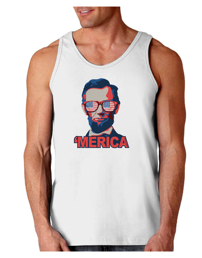 Lincoln Merica Loose Tank Top-Loose Tank Top-TooLoud-White-Small-Davson Sales