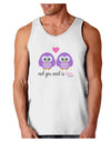 Owl You Need Is Love - Purple Owls Loose Tank Top  by TooLoud