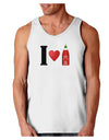 I Heart Sriracha Design Loose Tank Top by TooLoud-Loose Tank Top-TooLoud-White-Small-Davson Sales