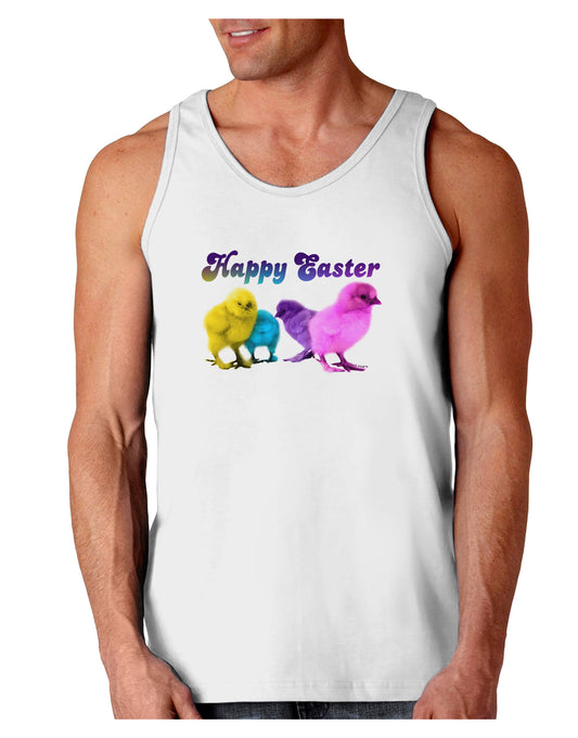Happy Easter Peepers Loose Tank Top-Mens-LooseTanktops-TooLoud-White-Small-Davson Sales