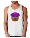 Giant Bright Purple Cupcake Loose Tank Top by TooLoud-Loose Tank Top-TooLoud-White-Small-Davson Sales