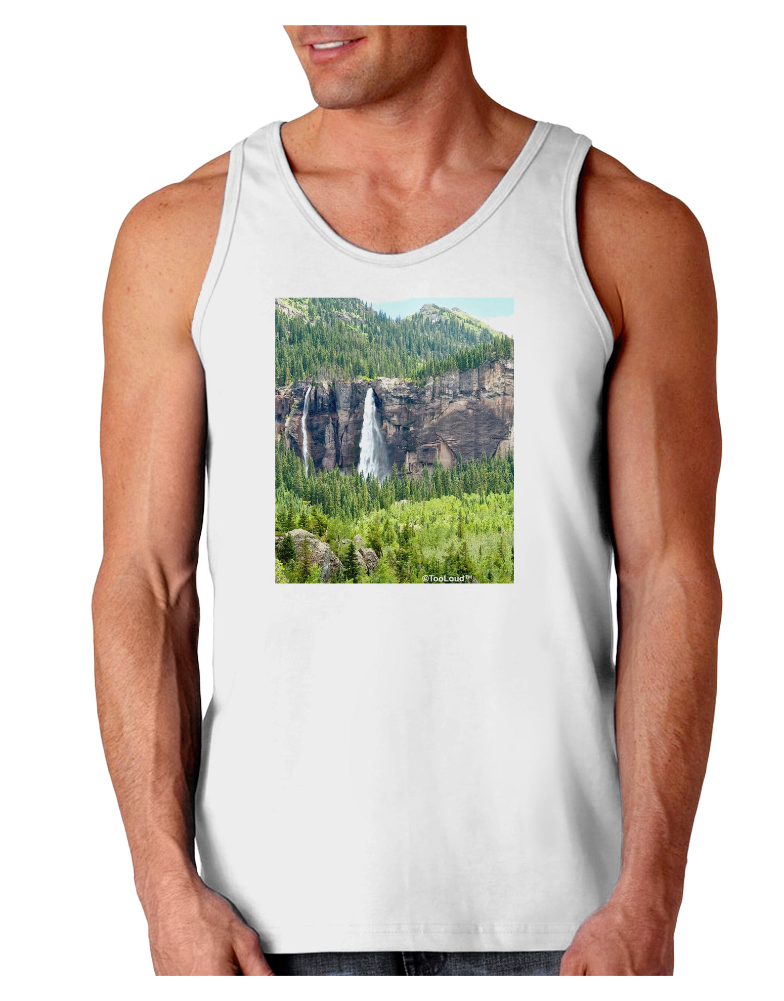 Beautiful Cliffs Nature Loose Tank Top by-Loose Tank Top-TooLoud-White-Small-Davson Sales