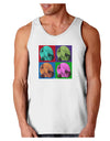 Three Wolves Howling - Pop-Art #1 Loose Tank Top by TooLoud-Loose Tank Top-TooLoud-White-Small-Davson Sales