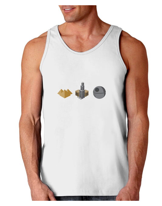 History of Architecture Funny Sci-fi Loose Tank Top by TooLoud-Loose Tank Top-TooLoud-White-Small-Davson Sales