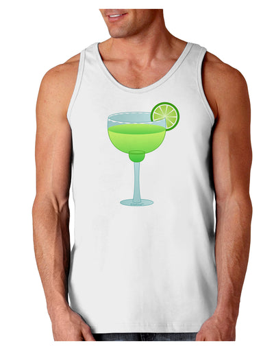 Green Margarita with Lime - Cinco de Mayo Loose Tank Top by TooLoud-Loose Tank Top-TooLoud-White-Small-Davson Sales