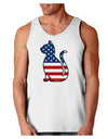 Patriotic Cat Design Loose Tank Top by TooLoud-Loose Tank Top-TooLoud-White-Small-Davson Sales