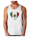 Mexican Flag Heart - Beveled Loose Tank Top by TooLoud-Loose Tank Top-TooLoud-White-Small-Davson Sales