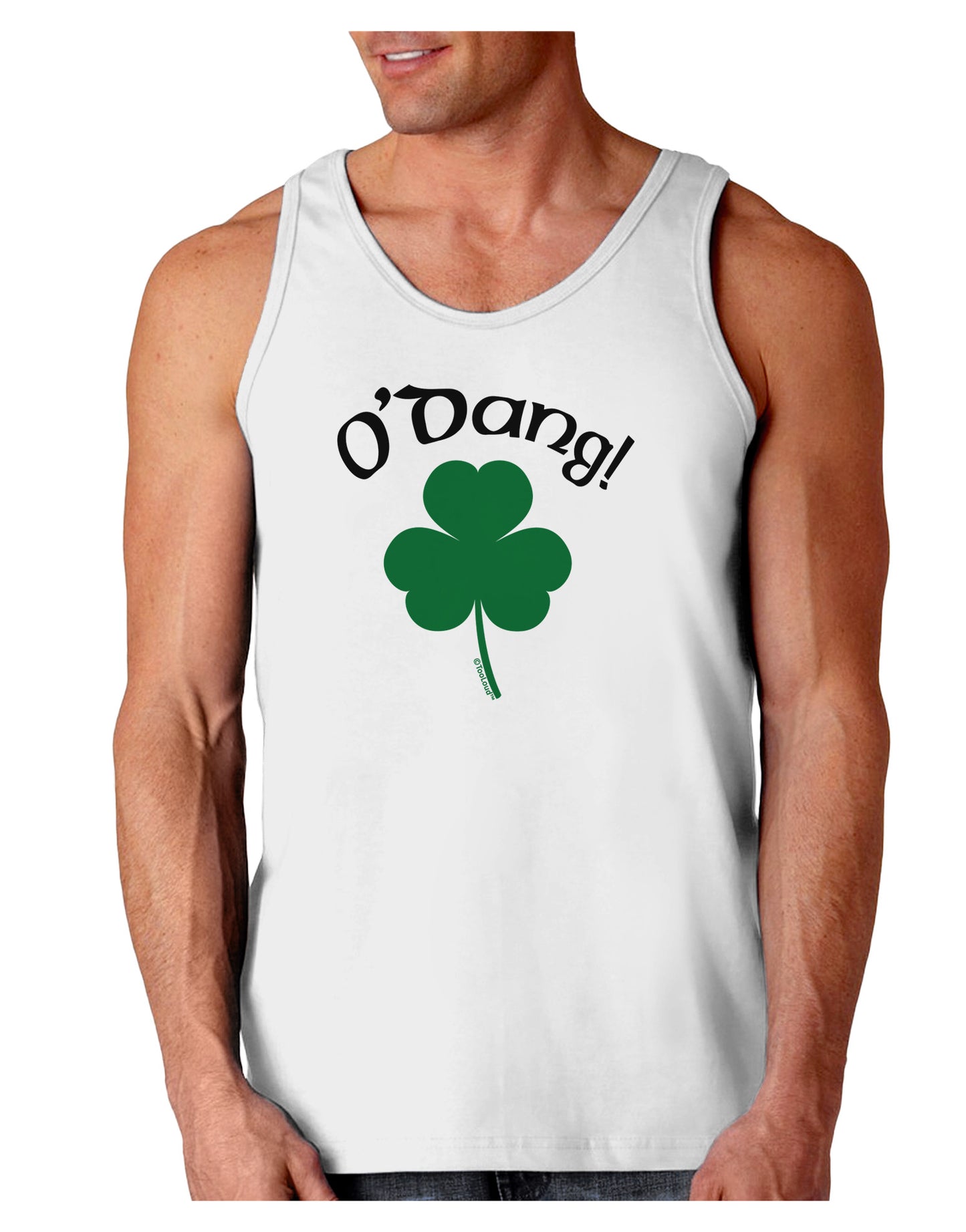 O'Dang - St Patrick's Day Loose Tank Top-Loose Tank Top-TooLoud-White-Small-Davson Sales