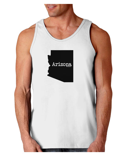 Arizona - United States Shape Loose Tank Top by TooLoud-Loose Tank Top-TooLoud-White-Small-Davson Sales